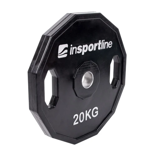 Диск из металла обрезиненный с ручками 20 кг, d=50 мм inSPORTline Ruberton 15900 (3580)