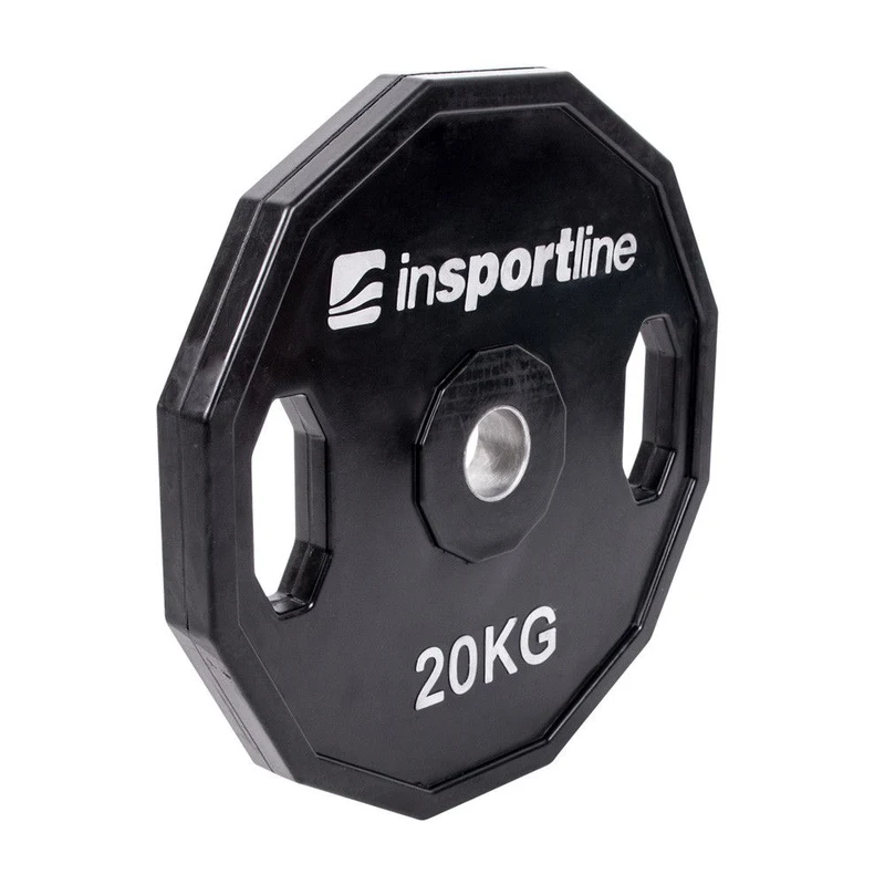 Диск из металла обрезиненный с ручками 20 кг, d=50 мм inSPORTline Ruberton 15900 (3580) 2