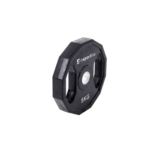 Диск из металла обрезиненный с ручками 5 кг, d=30 мм inSPORTline Ruberton 15890 (4176)