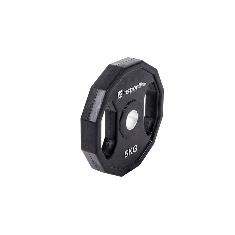 Диск из металла обрезиненный с ручками 5 кг, d=30 мм inSPORTline Ruberton 15890 (4176) 2