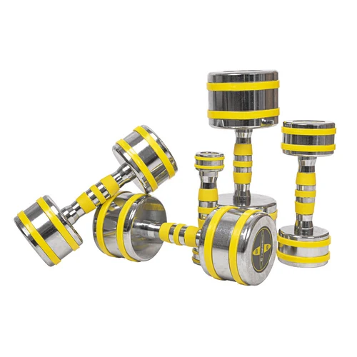 Гантель хромированная (1 шт.) 3 кг inSPORTline Yellsteel 20833 (3446)