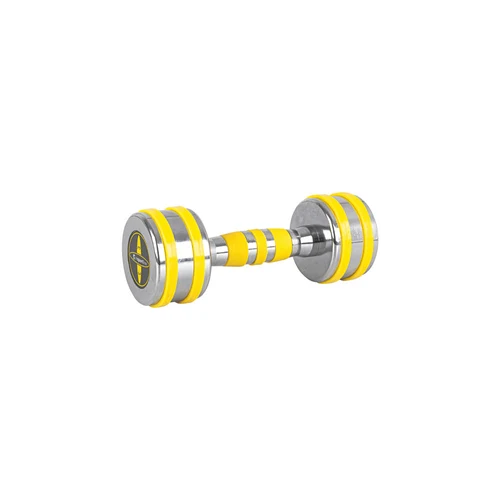 Гантель хромированная (1 шт.) 3 кг inSPORTline Yellsteel 20833 (3446)