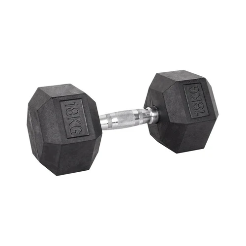 Гантель гексагональная (1 шт.) 18 кг inSPORTline Hexsteel 22089 (6428)