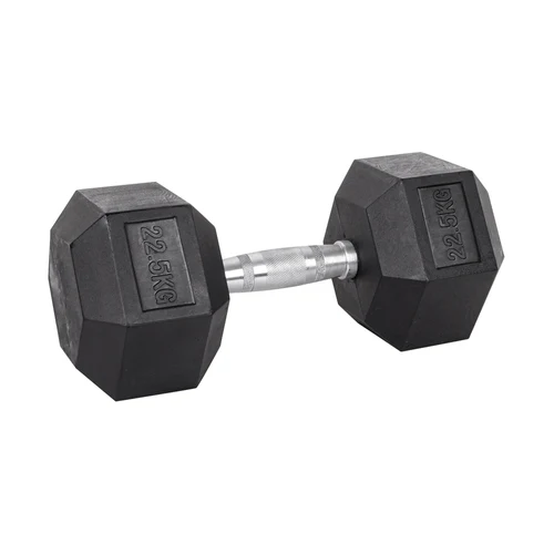 Гантель гексагональная (1 шт.) 22.5 кг inSPORTline Hexsteel 22091 (6430)