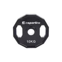 Диск из металла обрезиненный с ручками 10 кг, d=50 мм inSPORTline Ruberton 15898 (3578)