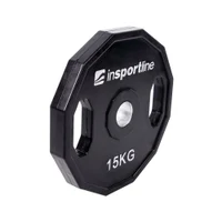 Диск из металла обрезиненный с ручками 15 кг, d=50 мм inSPORTline Ruberton 15899 (3579) 2