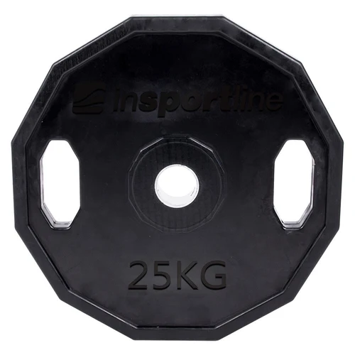 Диск из металла обрезиненный с ручками 25 кг, d=50 мм inSPORTline Ruberton 15901 (7505)