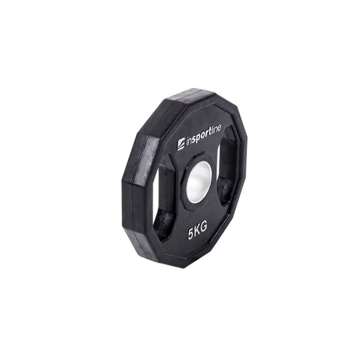 Disc din metal cauciucat cu manere 5 kg, d=50 mm inSPORTline Ruberton 15897 (3577)