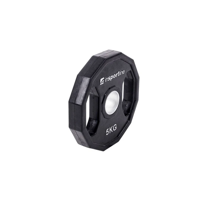 Диск из металла обрезиненный с ручками 5 кг, d=50 мм inSPORTline Ruberton 15897 (3577) 2