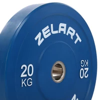 Disc bumper (metal, cauciuc) 20 kg, d=52 mm TA-7797/8-20 (10195) 4