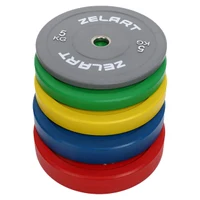 Disc bumper (metal, cauciuc) 20 kg, d=52 mm TA-7797/8-20 (10195) 6