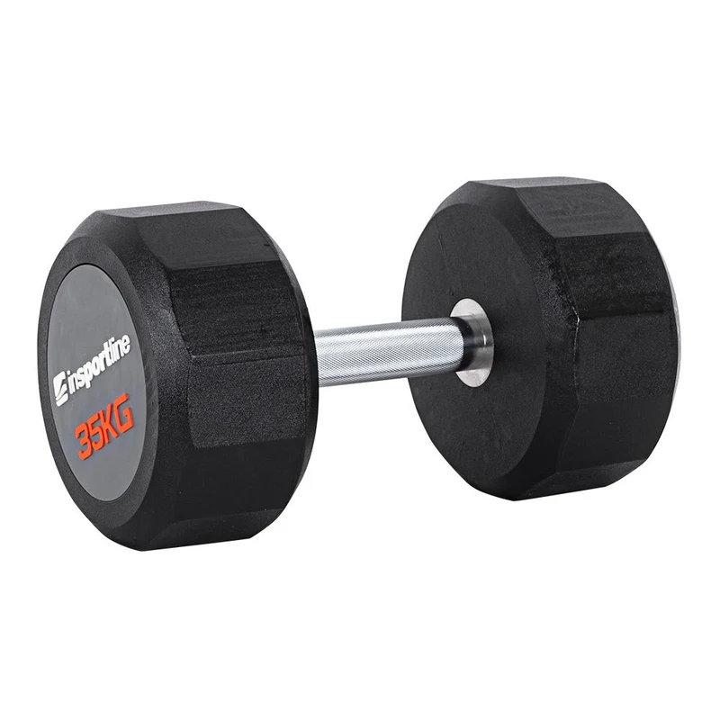 Set gantere cu suport (13 pereche de la 5 pana la 35 kg) inSPORTline Profi CPU IN21661-SADA 10