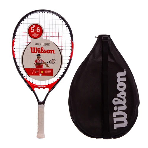Paleta tenis mare + husa (5-6 ani) Wilson Roger Federer 21 WRT200600 (4944)