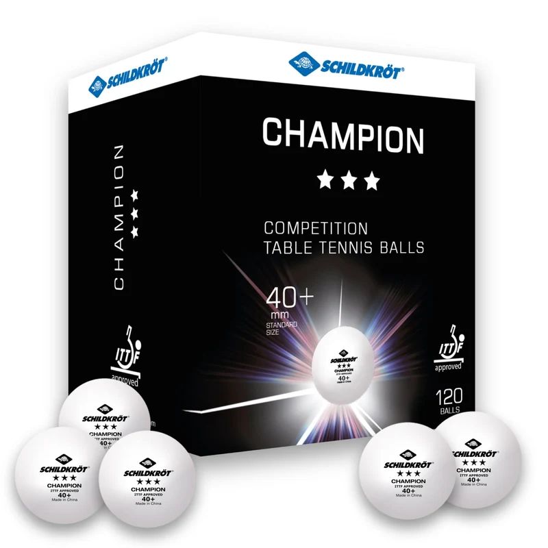 Minge tenis de masa Donic 3* ITTF Champion 608542 white (6660) 2