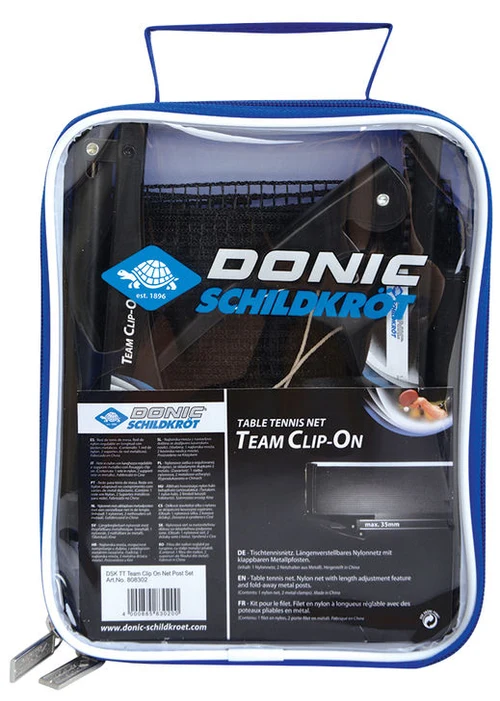 Plasa tenis de masa + husa Donic Schildkrot Team Clip On 808302 (3897)