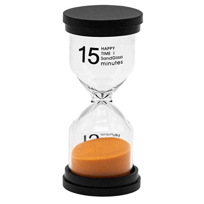 Песочные часы на 15 минут, 9.8х4.4 см JSTP15M (8950) 2