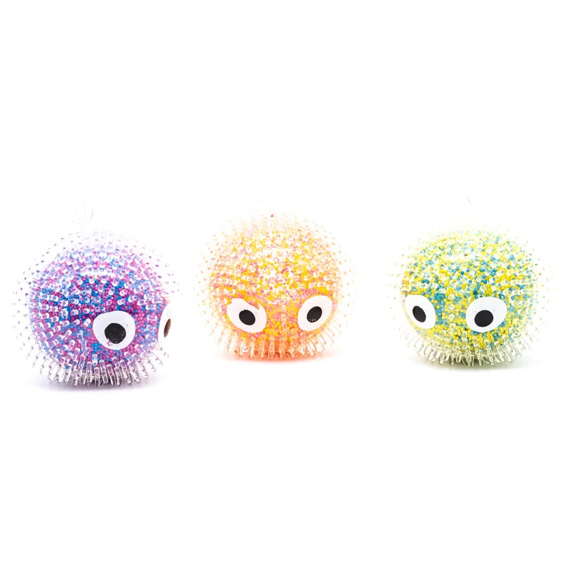 Minge-antistres d=10 cm cu țepi si lumini 462159 (6833) 2