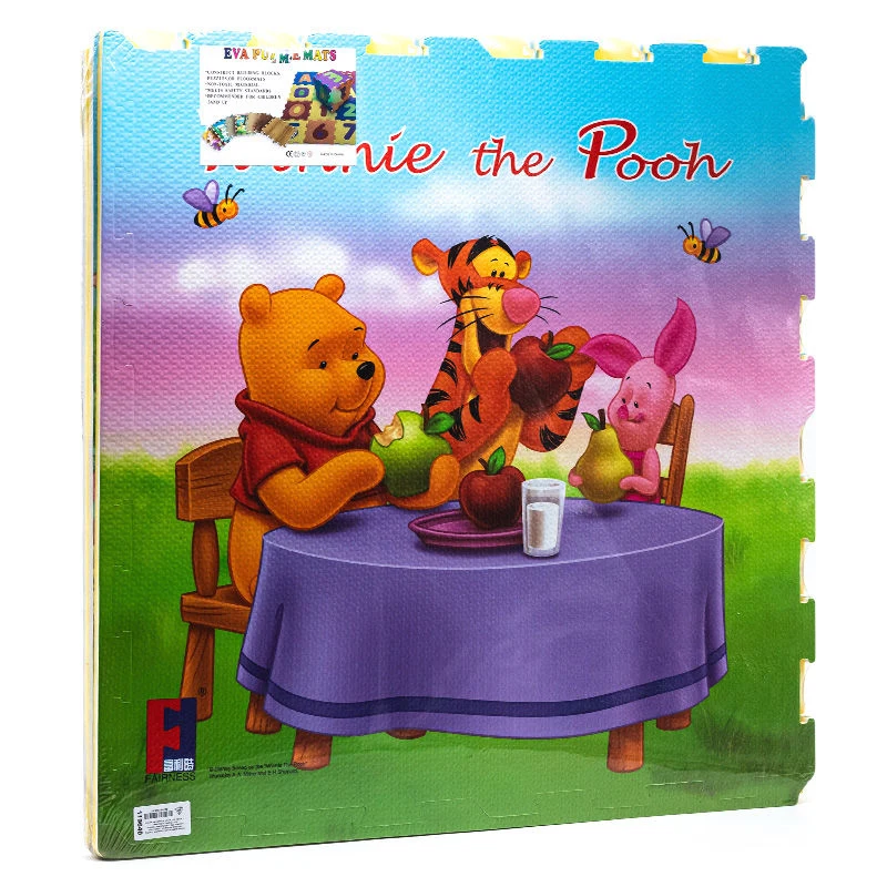Saltea puzzle cu desene animate (4 buc.) 61x61 cm 15465 (6746) 3
