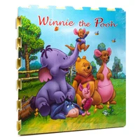 Saltea puzzle cu desene animate (4 buc.) 61x61 cm 15465 (6746) 4