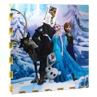 Saltea puzzle cu desene animate (4 buc.) 61x61 cm 15465 (6746) 6