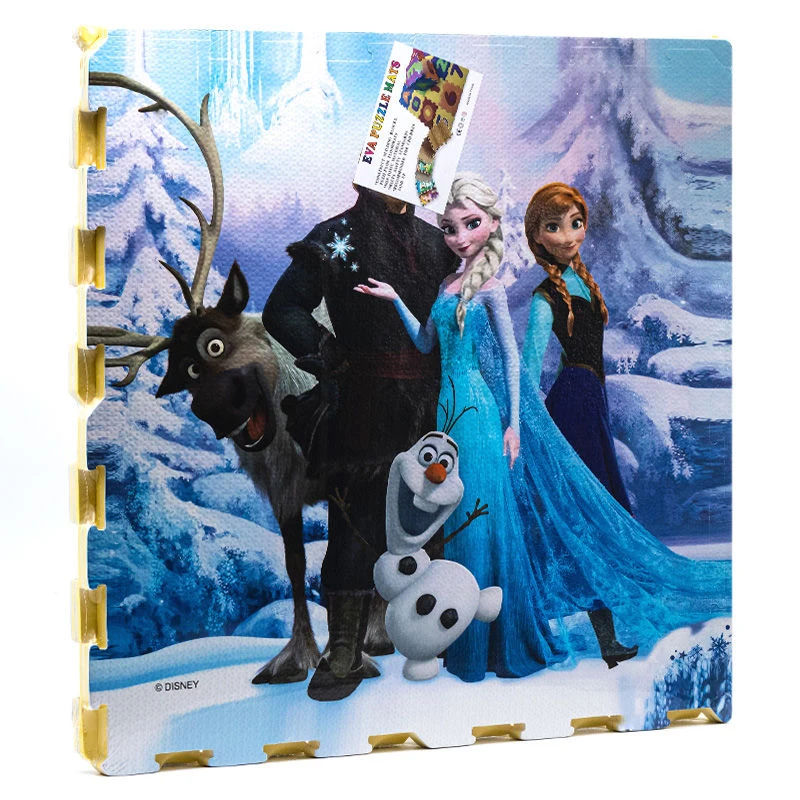 Saltea puzzle cu desene animate (4 buc.) 61x61 cm 15465 (6746) 6