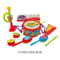 Set instrumente muzicale (fluier, tob,maracase, castaniete,  trompeta) 441/890 (5710) 3