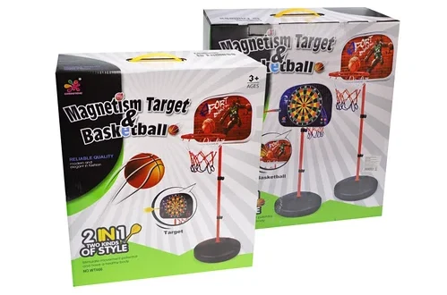Set pt copii 2-in-1 "Baschet + Darts" 166 cm WT666 X / 472022 (2528) 2
