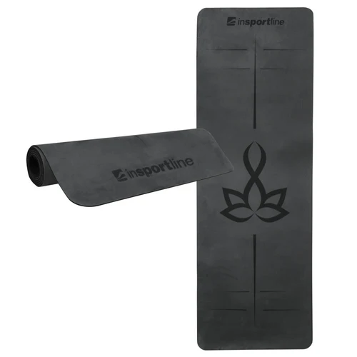 Коврик для йоги 183x61x0.4 см inSPORTline Padvana 26523-1 black (11298)