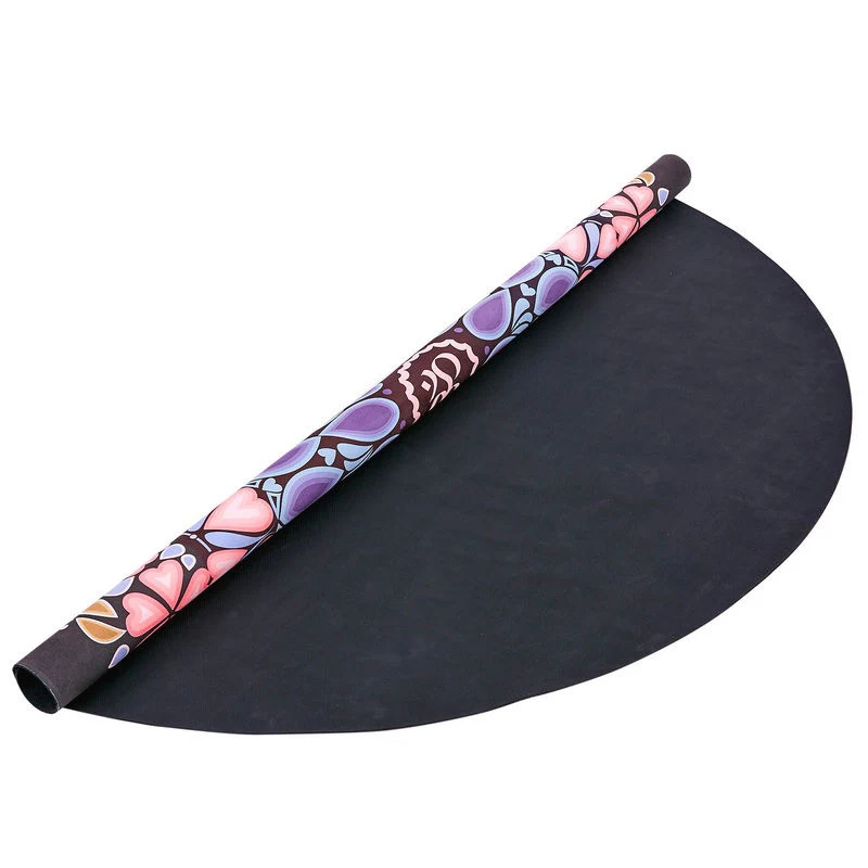 Saltea yoga rotunda (piele intoarsa + cauciuc) 0.3 cm, d=150 cm FI-6218-6 (5729) 4