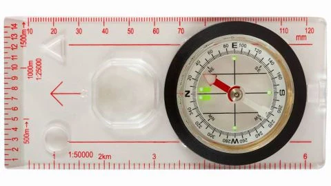 Компас туристический планшетный Yate SS00482 (10836) 3