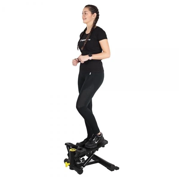 Stepper cu manere (max. 100 kg) inSPORTline Twist Legro 19990 black/yellow (3354) 3