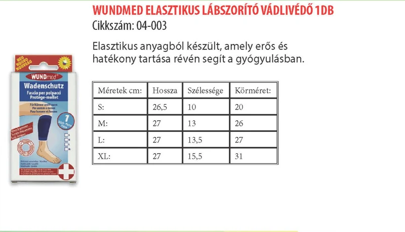 Bandaj fixare pt gamba (M) WUNDmed 04-003 (3767) 2