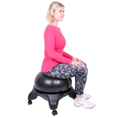 Fotoliu fitness cu minge (max. 135 kg) inSPORTline G-Chair Basic 10971 (2957)
