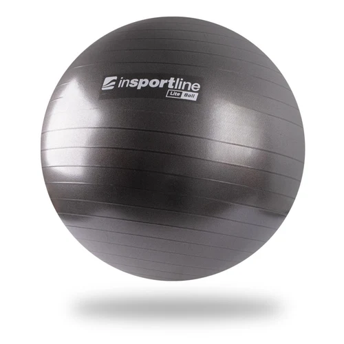 Minge gimnastica cu pompa (max. 200 kg) d=55 cm inSPORTline Lite Ball 25994-1 black (10812)