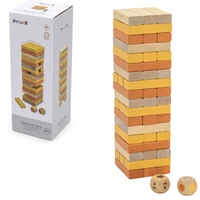 Joc "Jenga", 54 elemente din lemn multicolor 44218 (3875) 4
