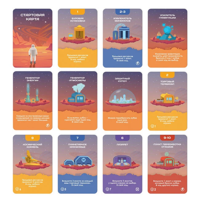 Настольная игра "Марс. Новая жизнь" (RU) 7909352 (11020) 3