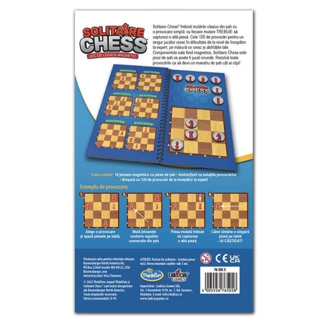 Развивающая игра "Пасьянс шахматы" (RO) 53378 (10655) 3