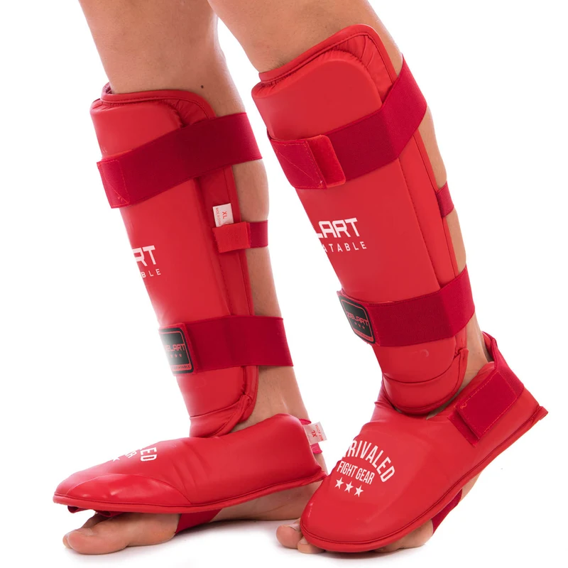 Aparatoare picioare box/karate cu ghete (2 buc.) XL BO-3958 (9179) 2