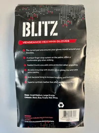 Manusi MMA L/XL Blitz Vengeance Hex Gloves 57-24 (9356) 4
