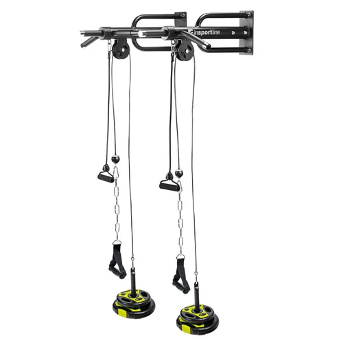 Bara tractiuni pt perete (150 kg) + Adaptor greutati inSPORTline 23101 + 23427 (14102)
