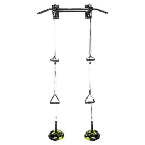 Bara tractiuni pt perete (150 kg) + Adaptor greutati inSPORTline 23101 + 23427 (14102)