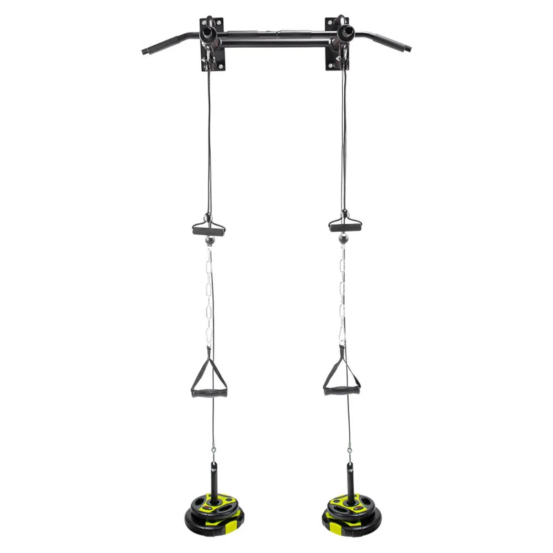 Bara tractiuni pt perete (150 kg) + Adaptor greutati inSPORTline 23101 + 23427 (14102) 4