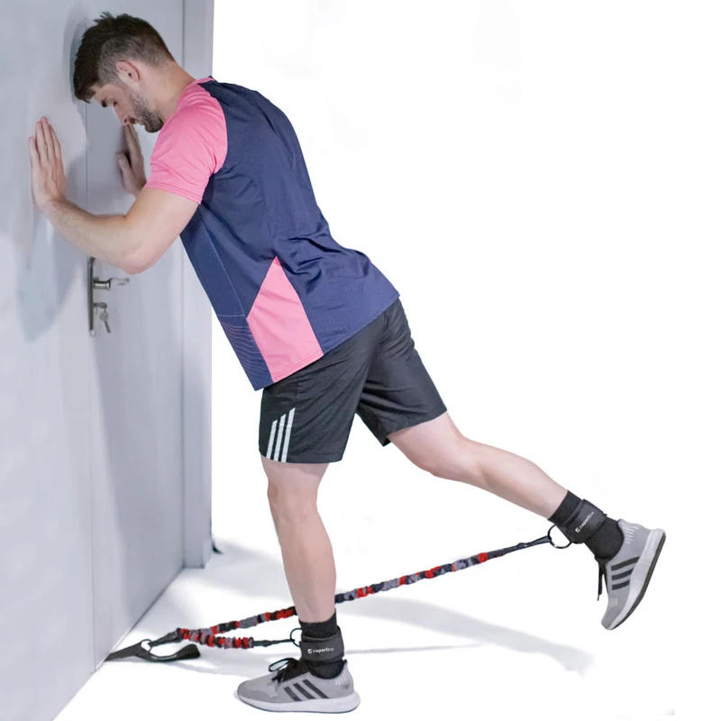 Banda de rezistenta 16 kg + curele glezna + fixator usa inSPORTline Striker Door 24168 (10801) 3