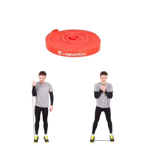 Expander X-Light 12 kg, 102x1.5 cm inSPORTline Hangy 7260 red (2948)
