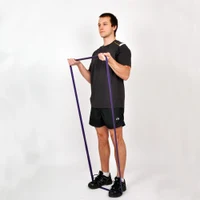 Expander banda elastica 34-54 kg, 6.4х0.45х280 cm Sport-37 Nivel 6 blue (2304) 3