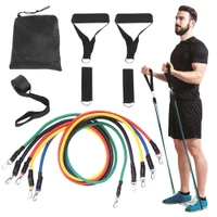Набор трубчатых эспандеров (5 шт.) 4.5-45 кг, 140 см inSPORTline Morpo Tubes 23759 (6565)