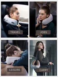 Массажная подушка для шеи 2-в-1 U-Shaped Massage (5612) 5