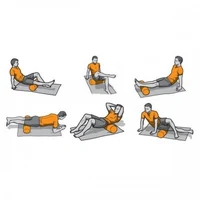 Pilates roll 45x15 cm  100129 (2415) 2