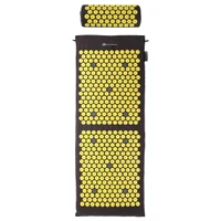 Коврик акупунктурный 125x48 см + подушка HMS AKM03 17-44-306 black / yellow (4143) 3