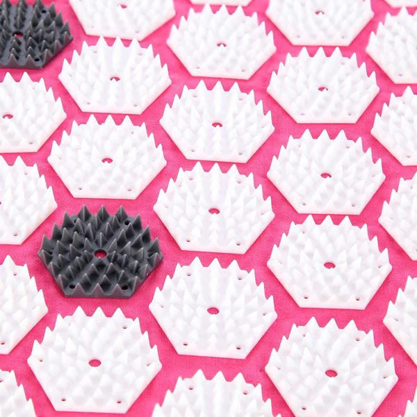 Set acupunctura (saltea + perna + husa) 74x42 cm HMS Premium AKM01 17-44-302 pink (7425) 11